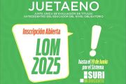 JUETAENO comunica que se encuentra abierta la inscripción anual 2024