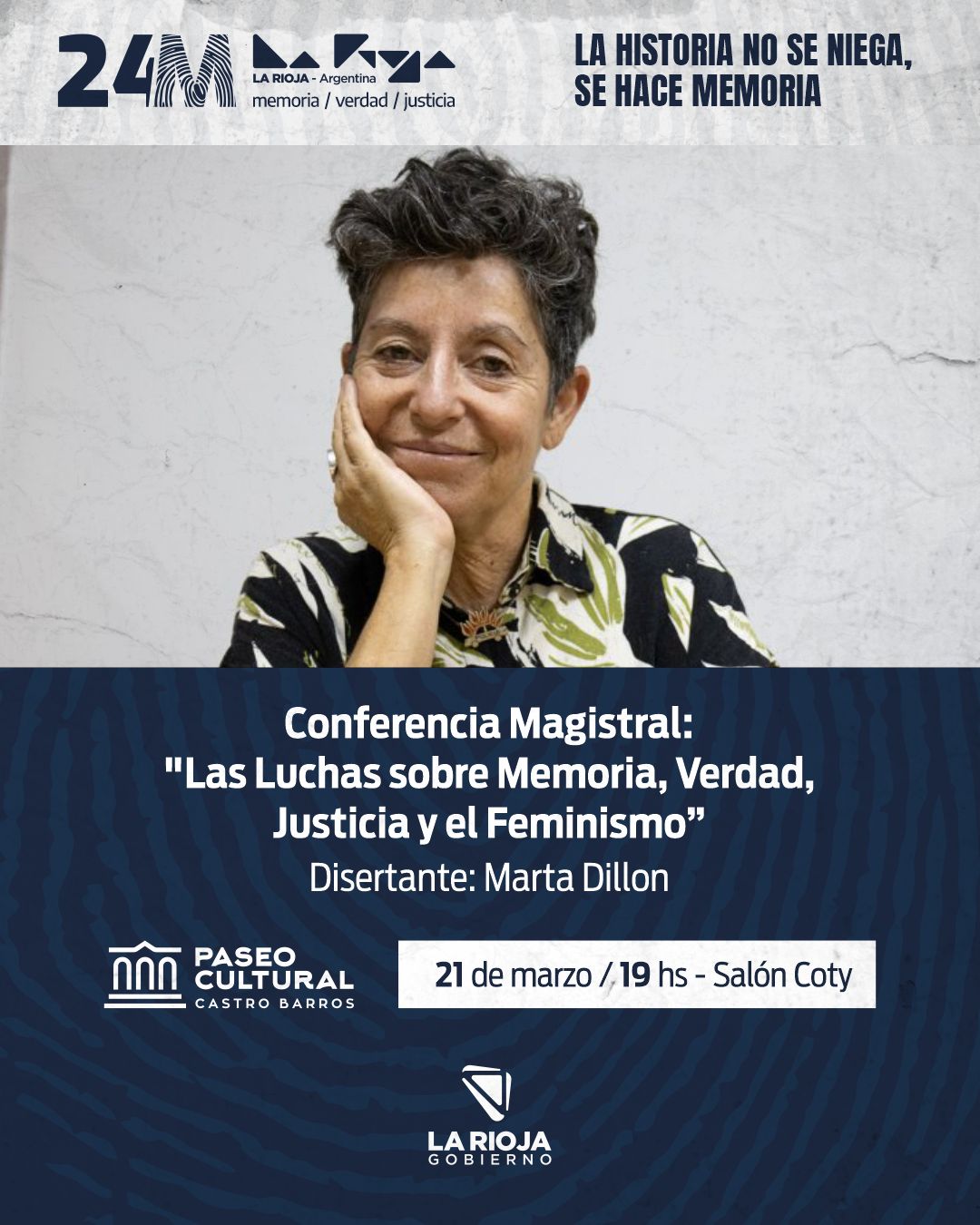 Conferencia en el marco de la Semana de la Memoria