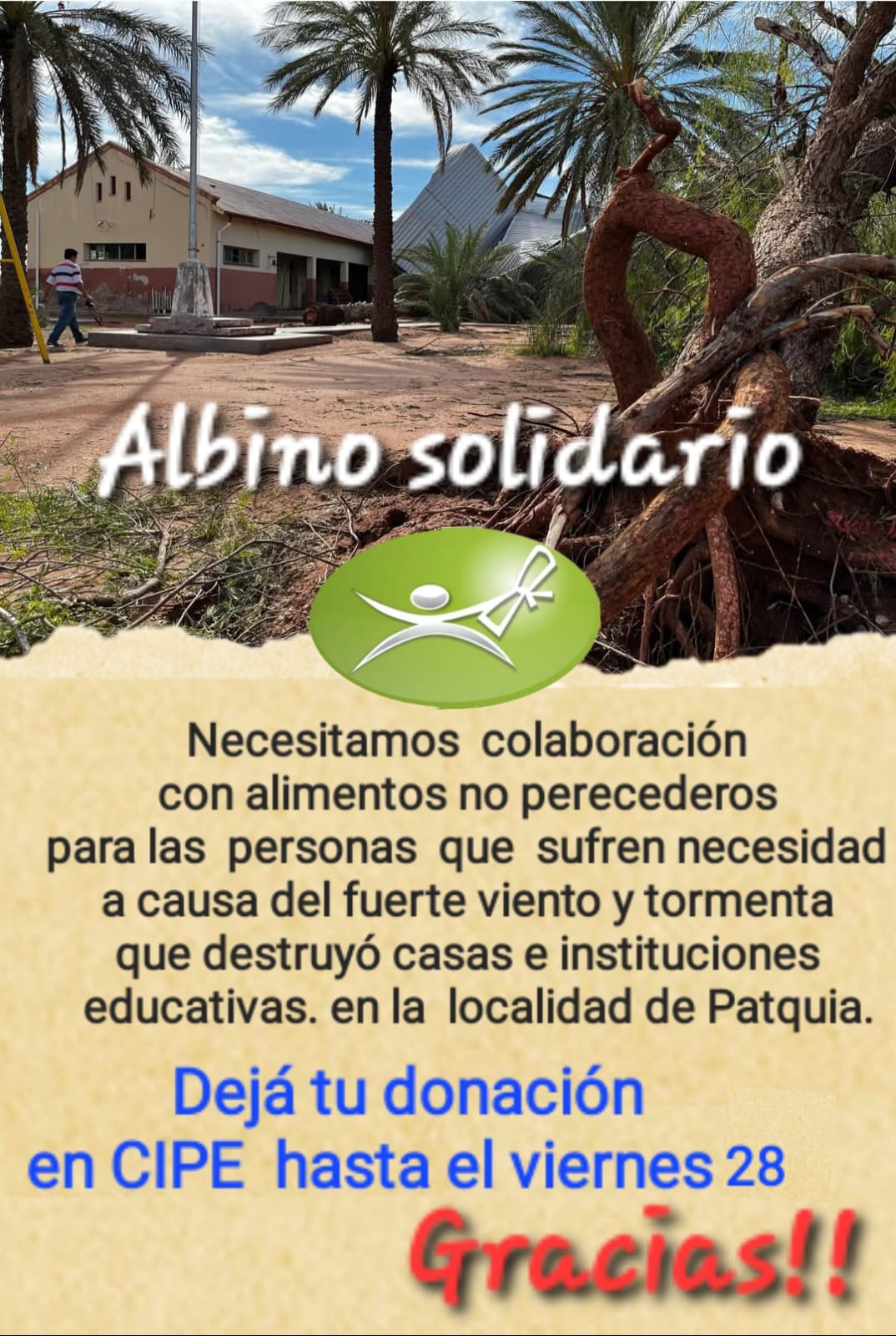 Campaña Solidaria con Patquía