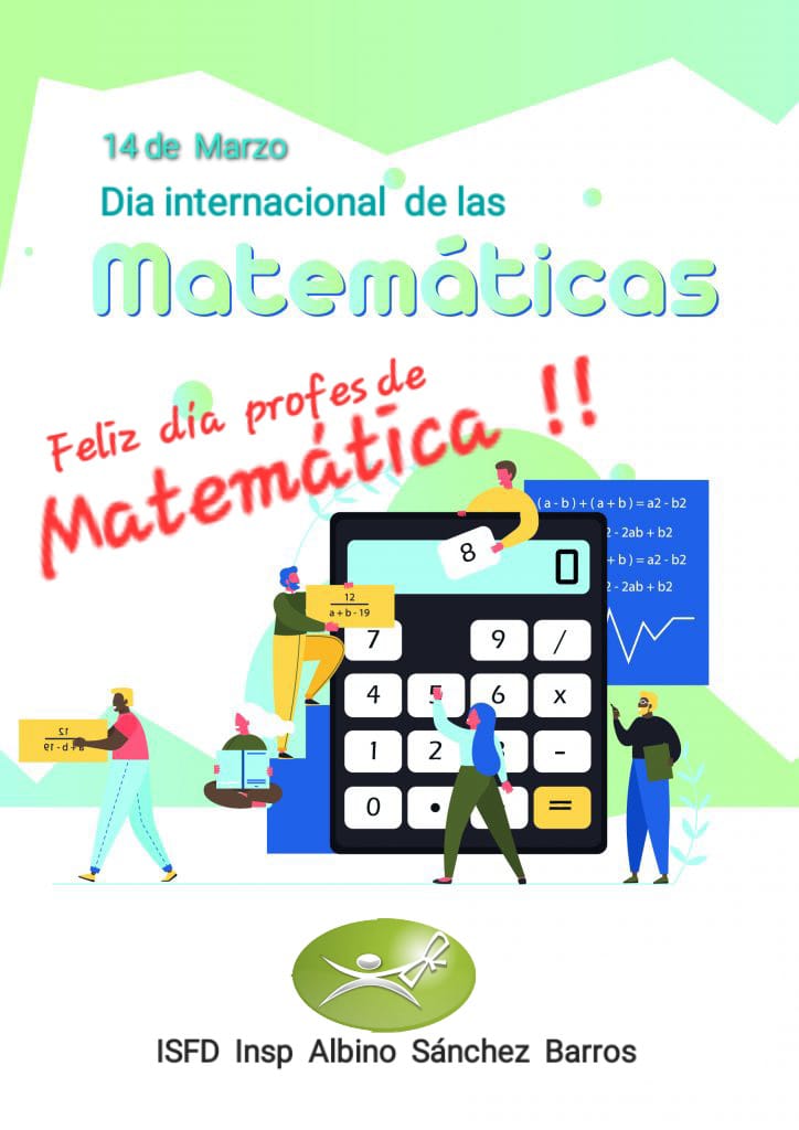 14 de Marzo: Día Internacional de las Matemáticas