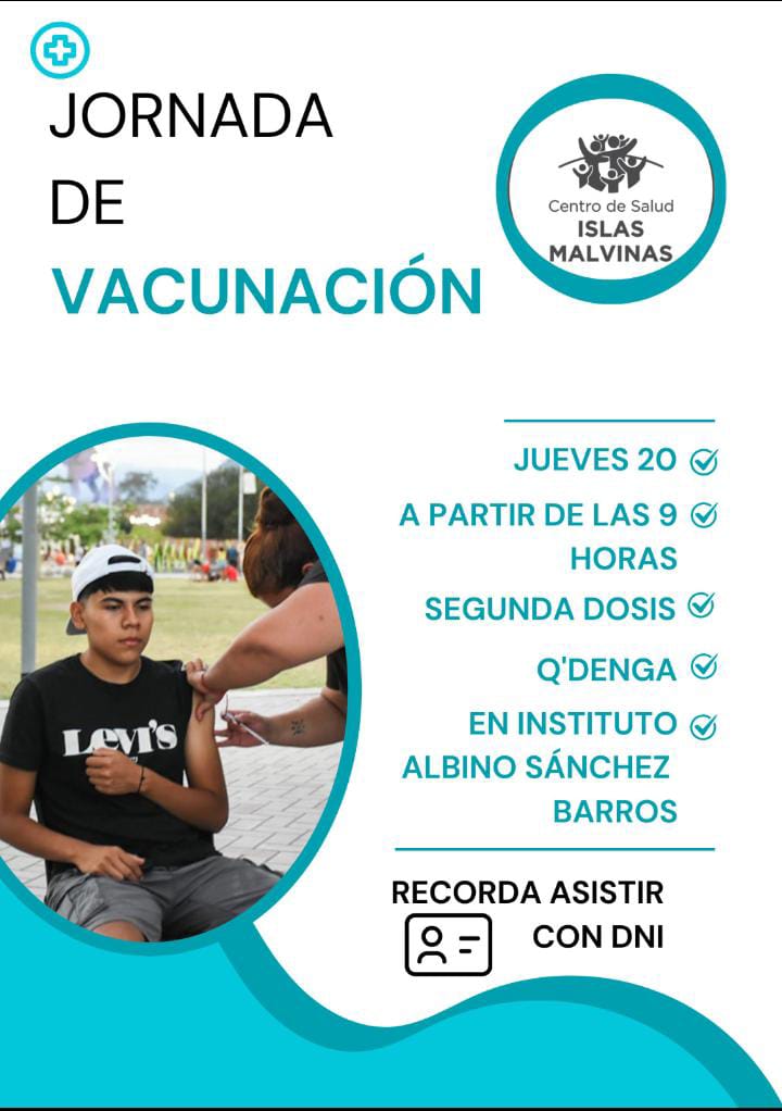 Jornada de Vacunación: Jueves 20