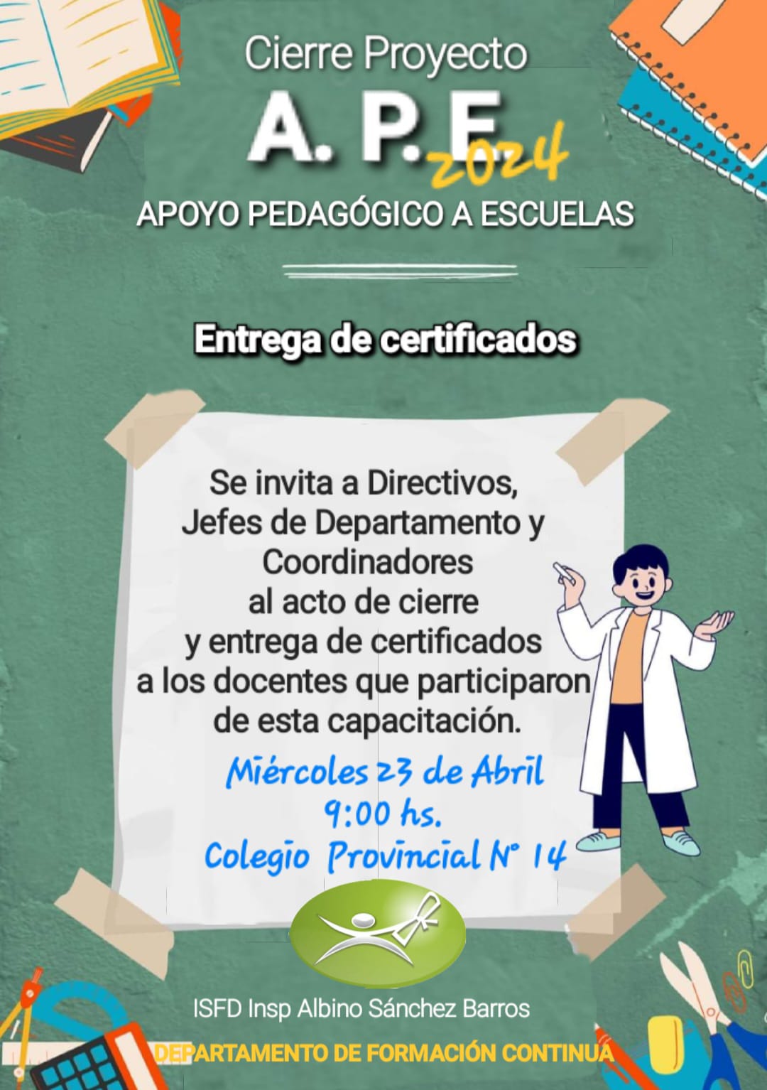 Cierre Proyecto APE 2024