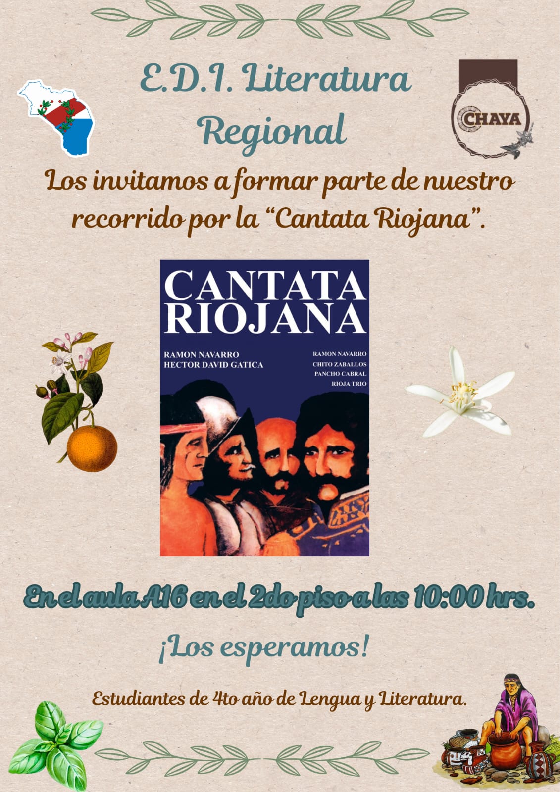 EDI Literatura Regional: Un recorrido por la Cantata Riojana