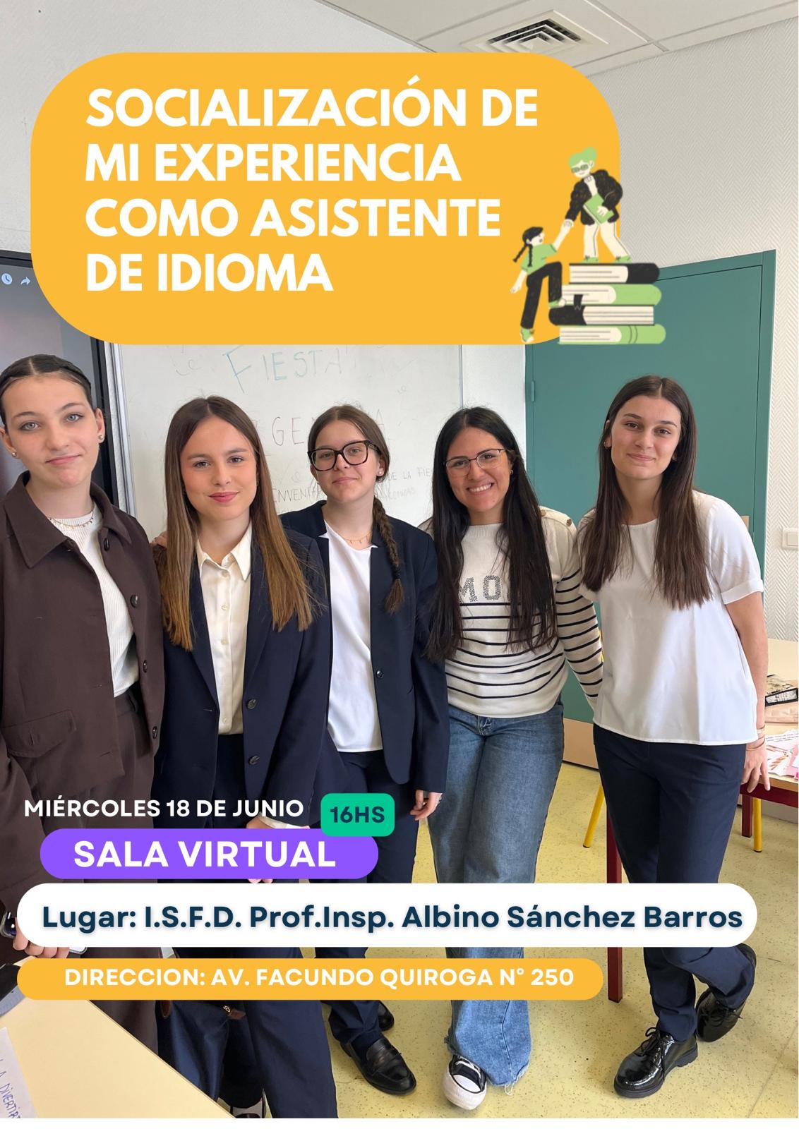 Socialización de mi experiencia como asistente de idiomas 