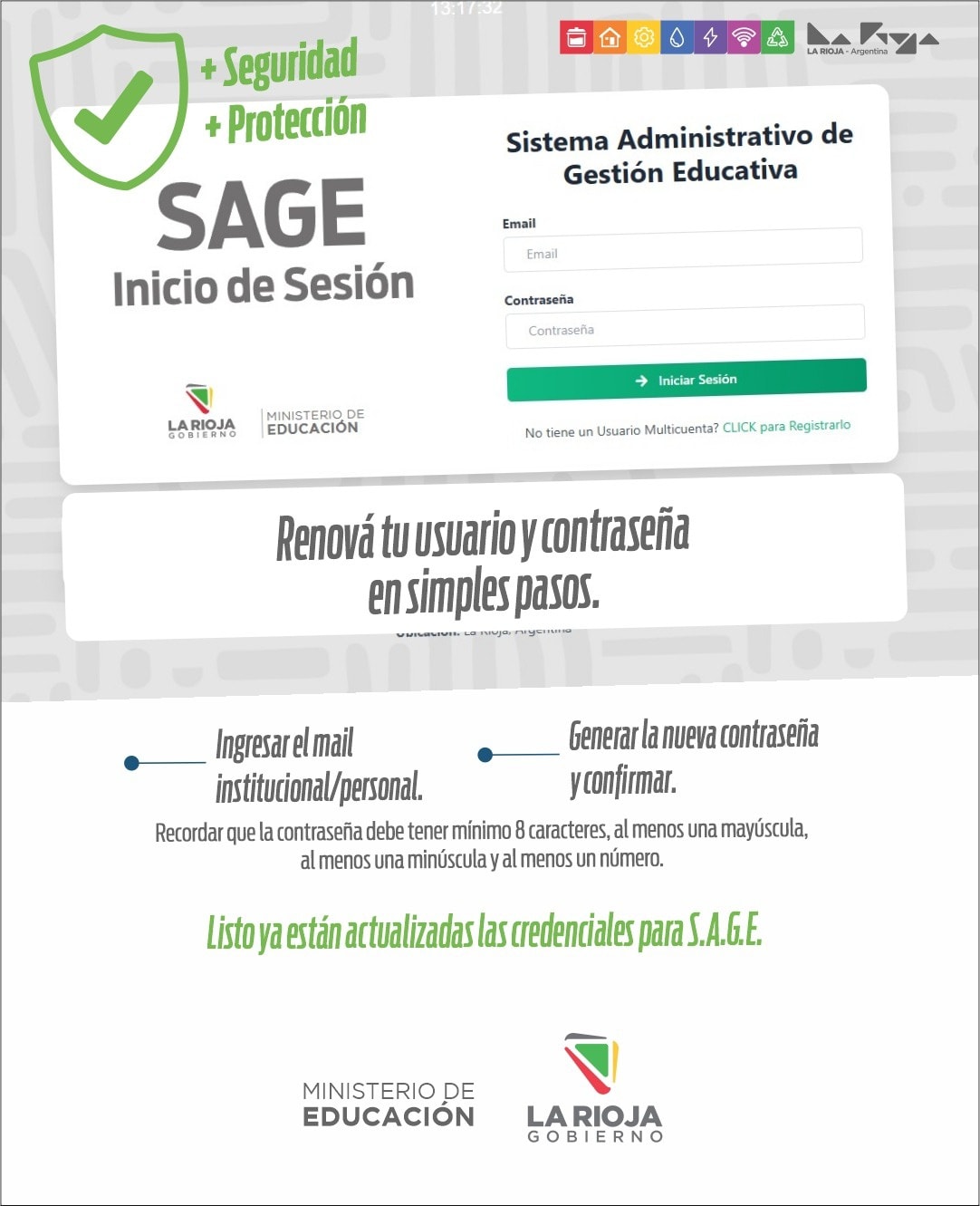 Publicación de Ministerio Educación La Rioja - 21/07/2025