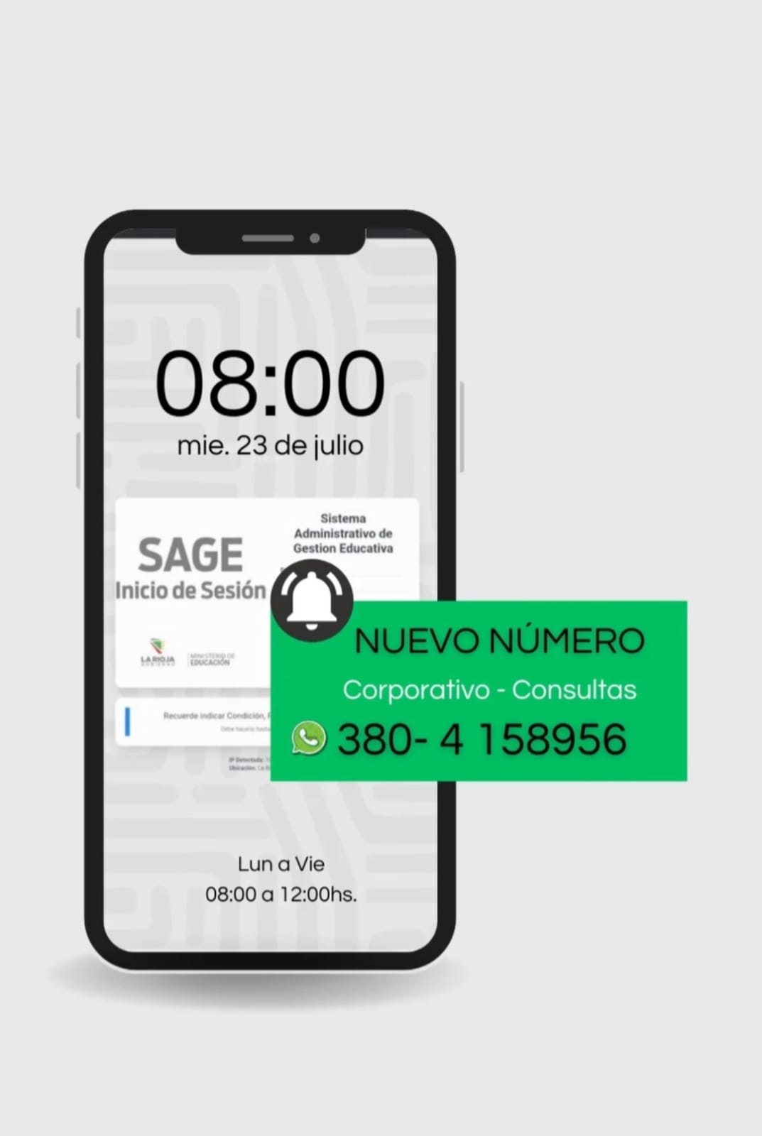 Nuevo Número Corporativo  -  SAGE.