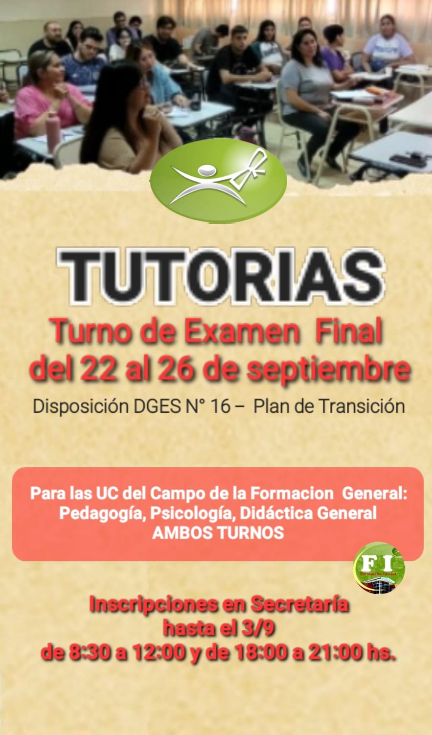 Tutorías - Turnos de Examen Final  
