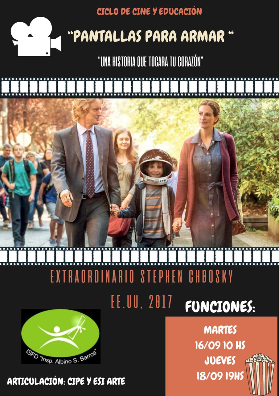 Ciclo de Cine y Educación:  Pantallas para Armar