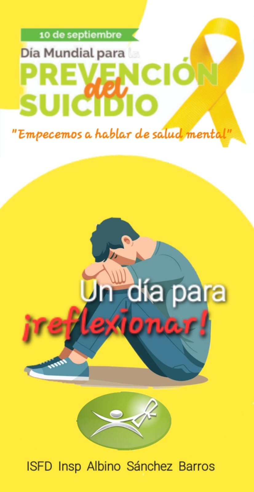 Día Mundial de la Prevención del Suicidio. "Empecemos por hablar de salud mental"