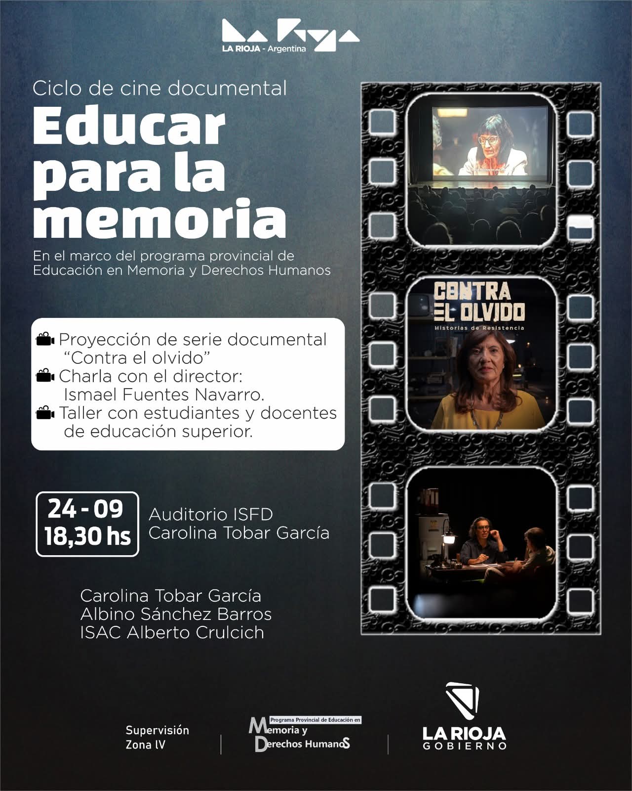 Ciclo de Cine Documental Educar para la Memoria