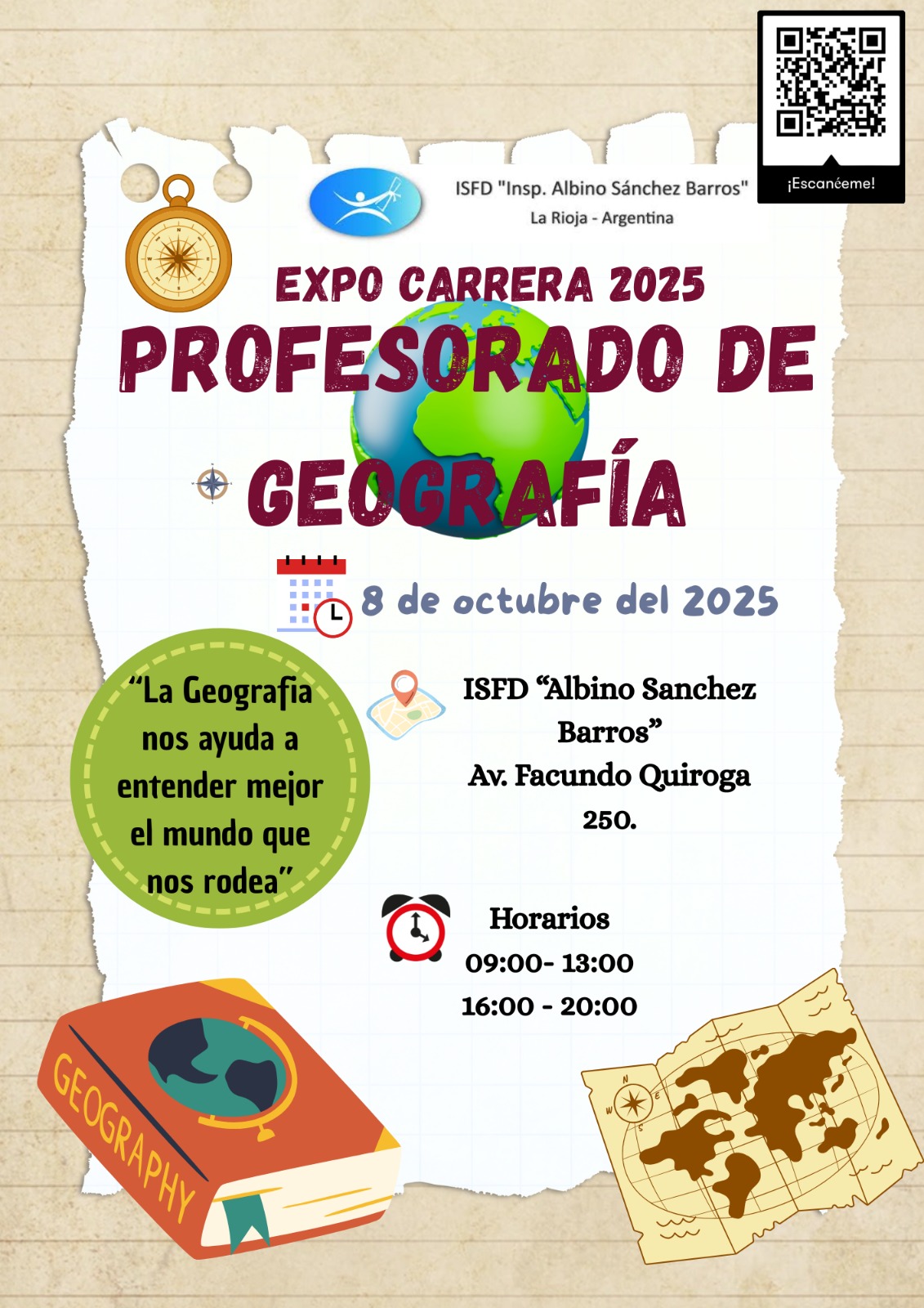 Expo Carreras: Profesorado de Geografía