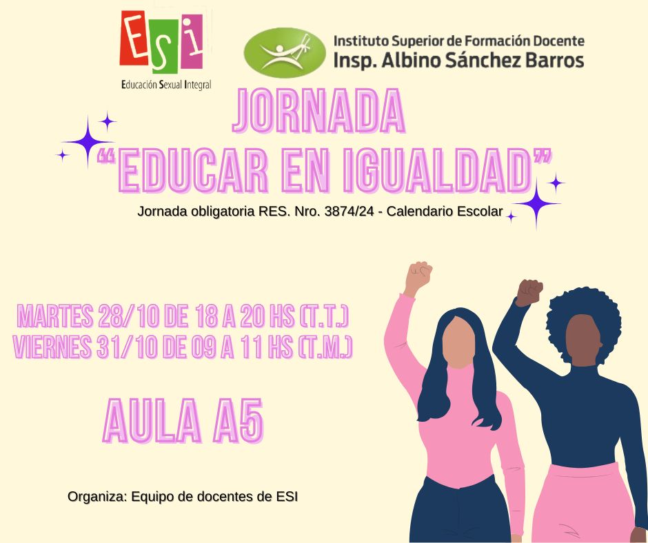 Jornada "Educar en Igualdad" 