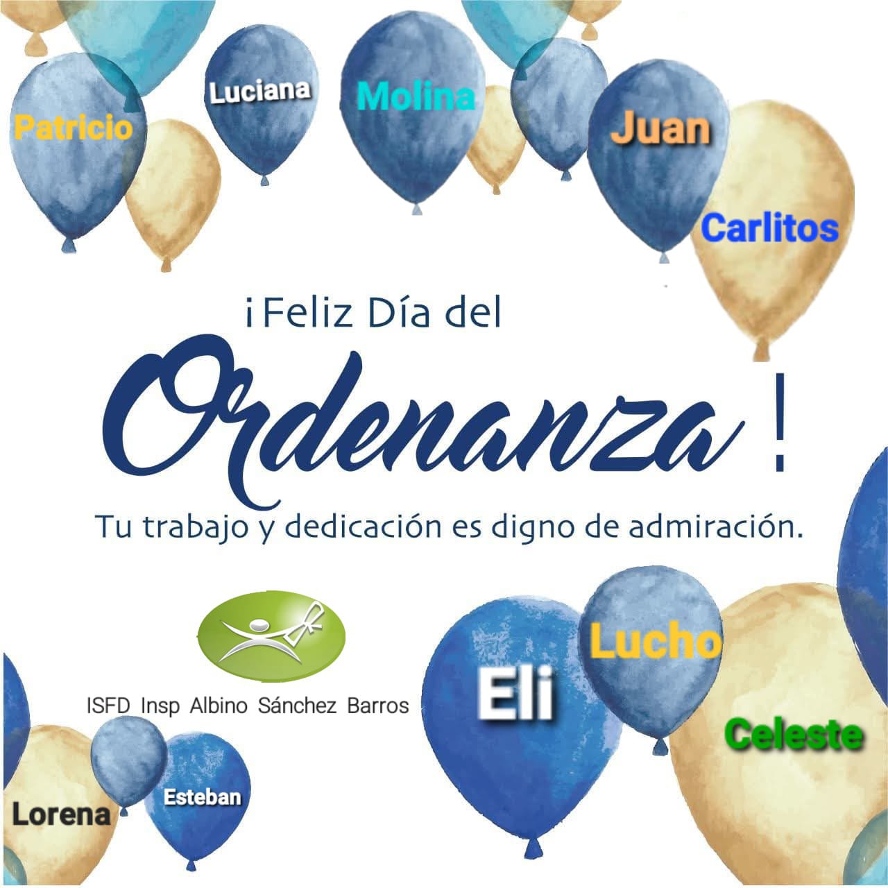 ¡¡Feliz Día del Ordenanza!! 