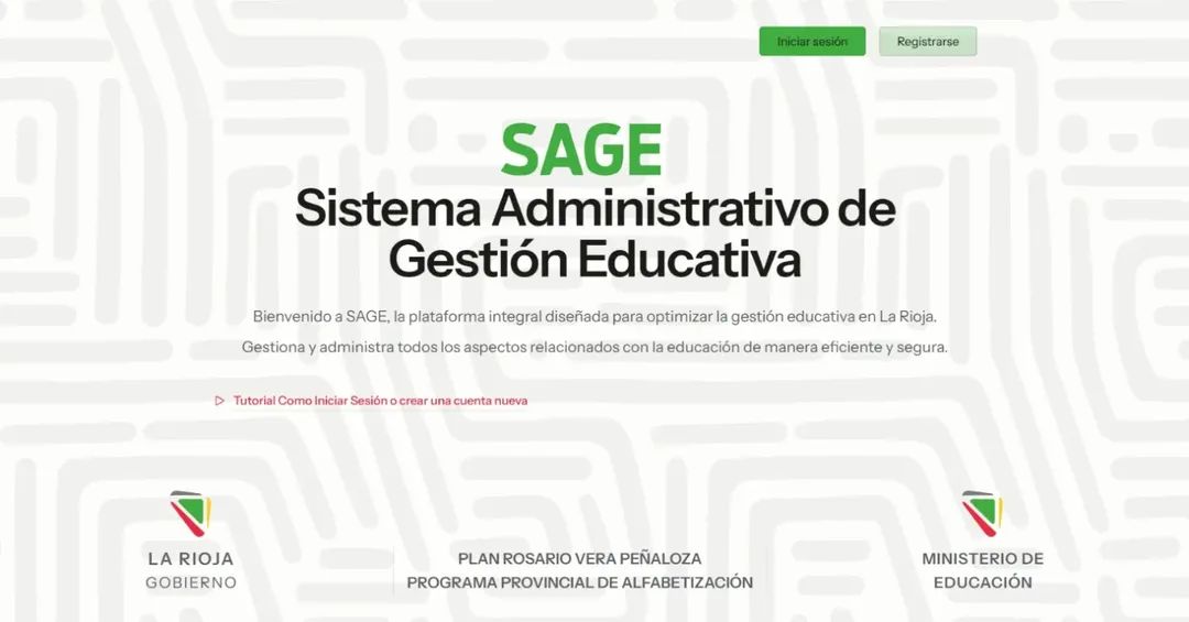 SAGE: Sistema Administrativo de Gestión Educativaa