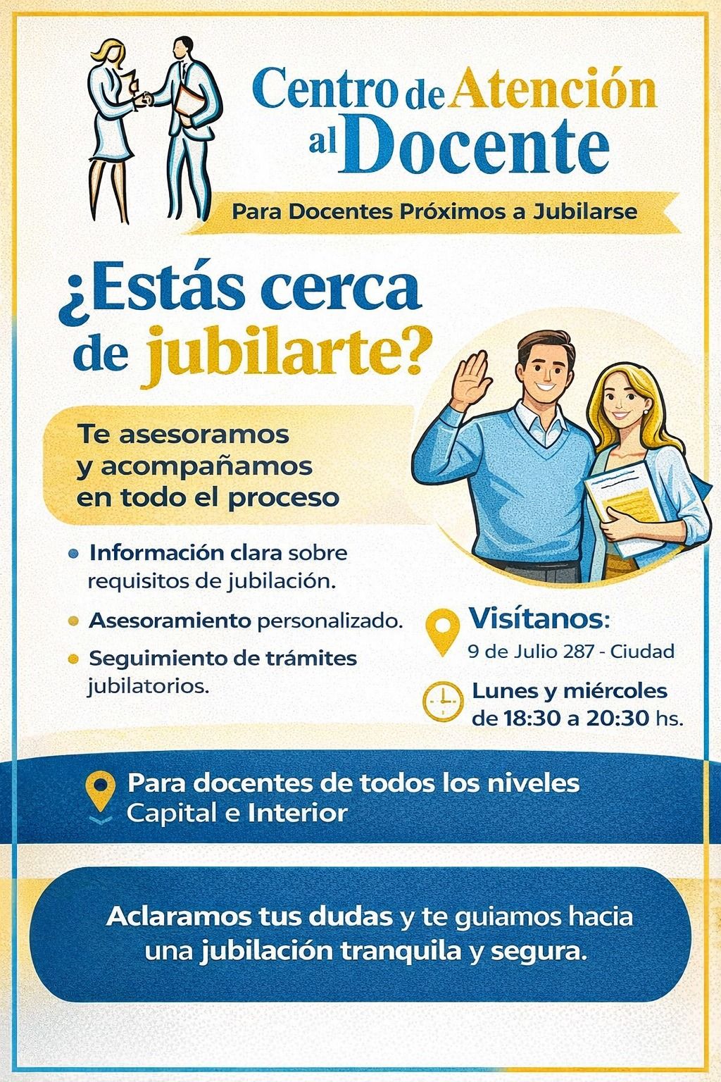 Publicación de Centro de Atención al Docente - 19/03/2026