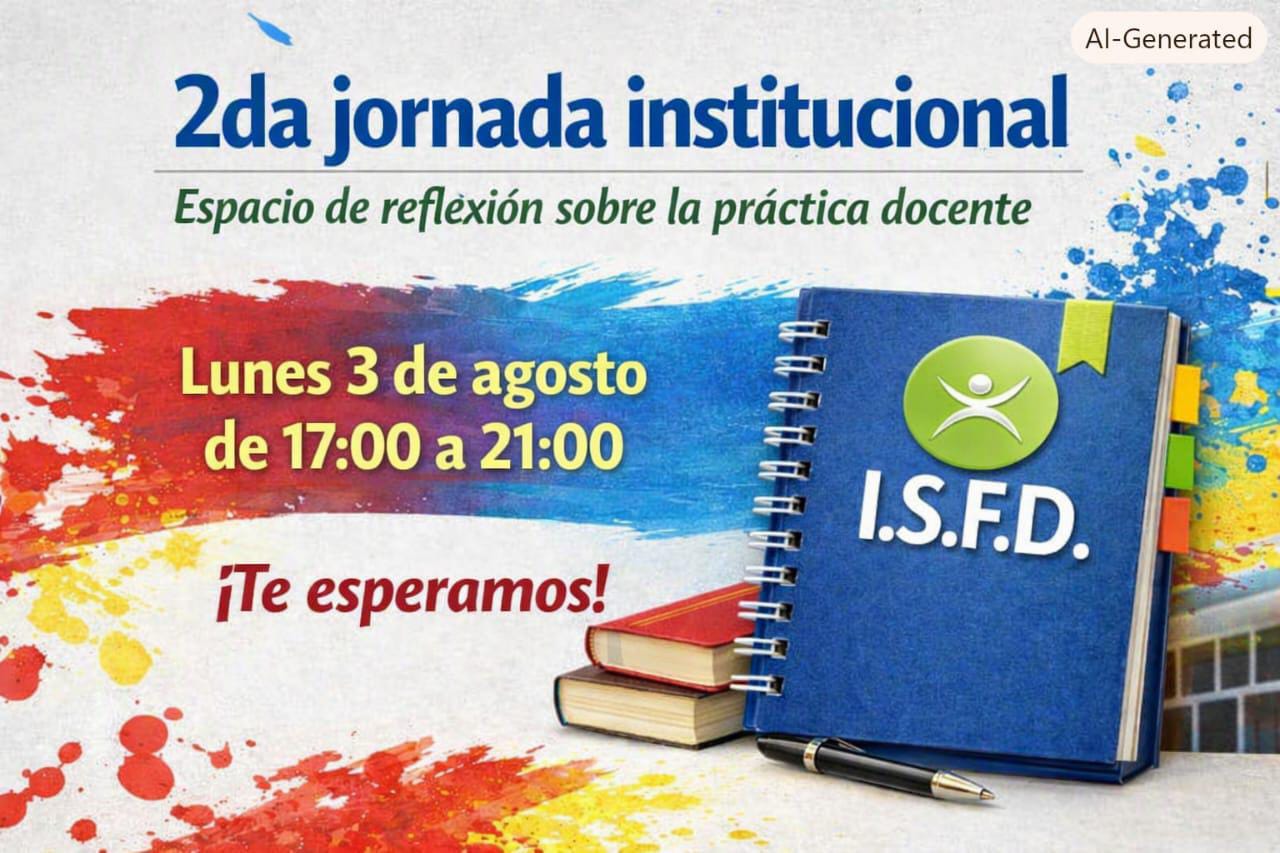 2da Jornada Institucional: Espacio de reflexión sobre la práctica docente