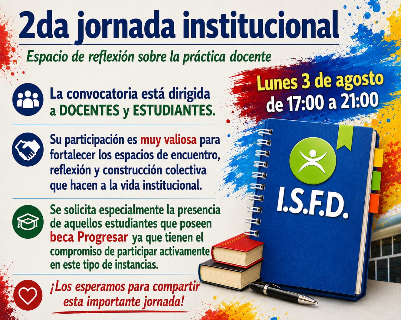 Segunda Jornada Institucional - 03/08/2026