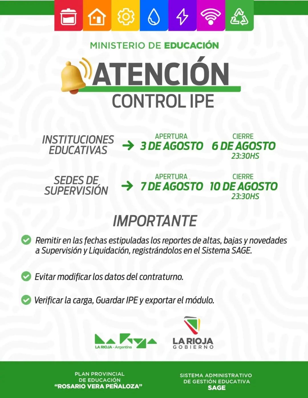 Publicación de Plan de Conectividad Rosario Vera Peñaloza