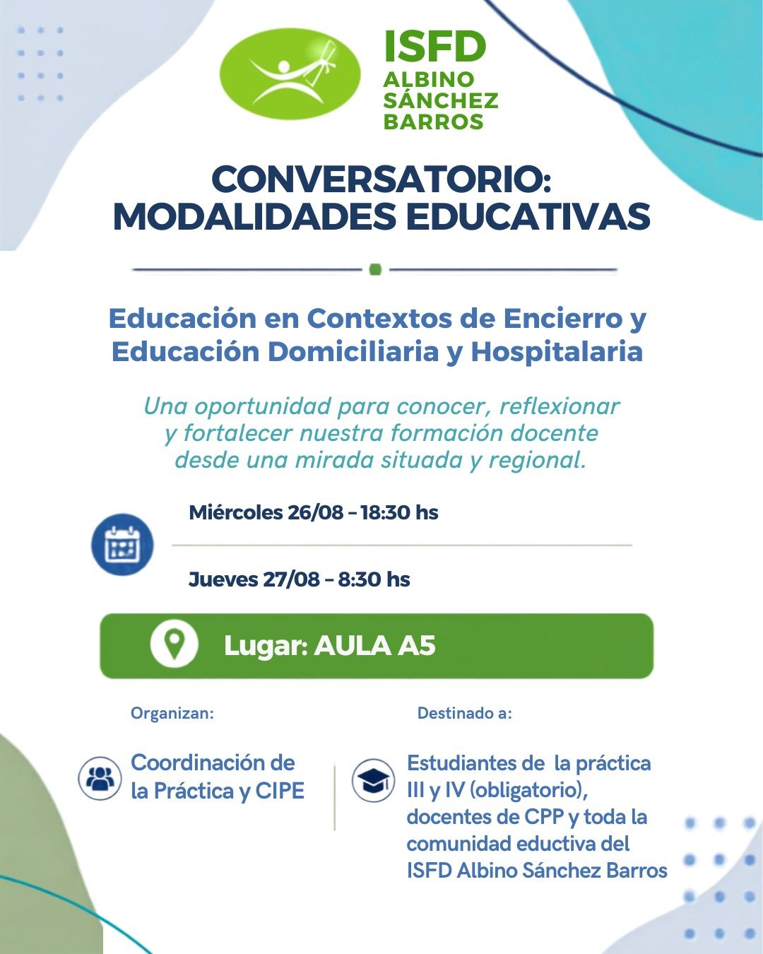 Conversatorio para fortalecer la formación docente desde una mirada situada