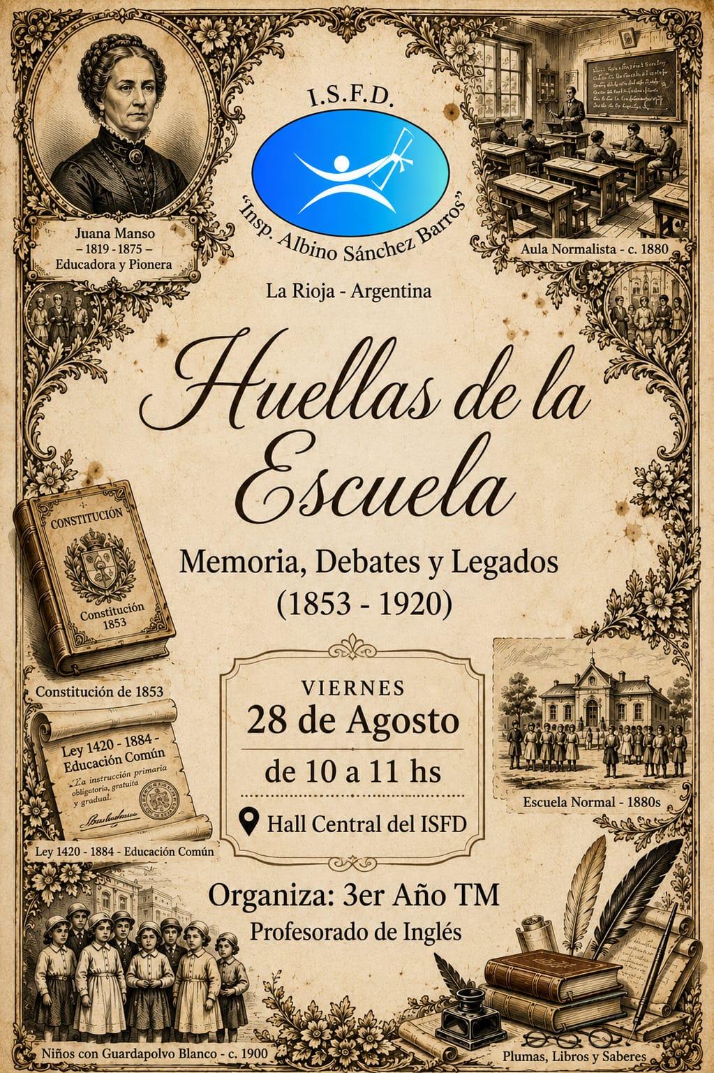 Huellas de la Escuela: Un viaje por la memoria educativa argentina (1853-1920)