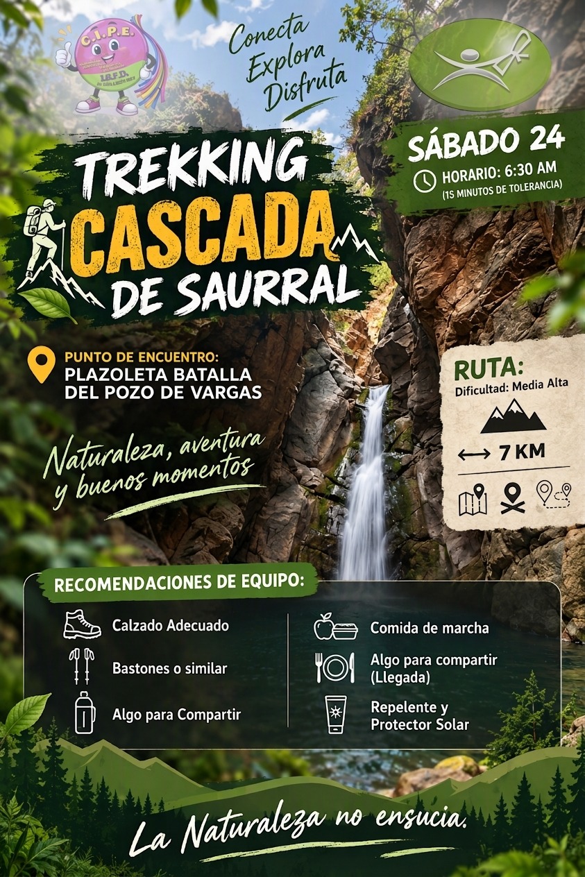 Naturaleza, aventura y buenos momentos: Sumate a la nueva excursión a la Cascada de Saurral