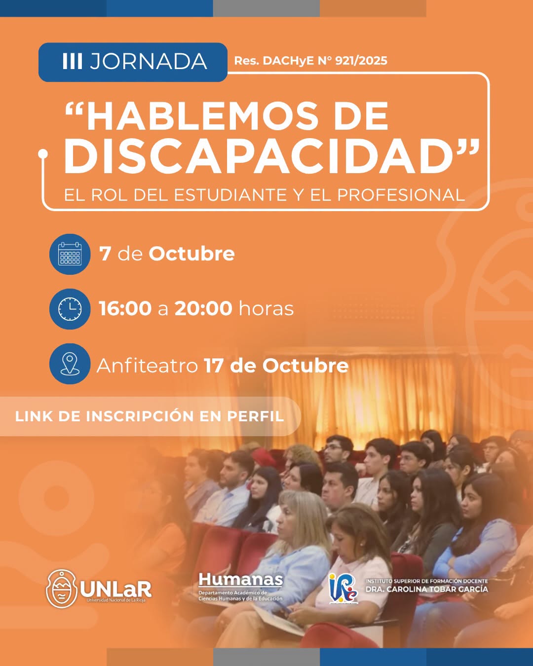  III JORNADA - HABLEMOS DE DISCAPACIDAD - Publicación de Ciencias Humanas UNLaR
